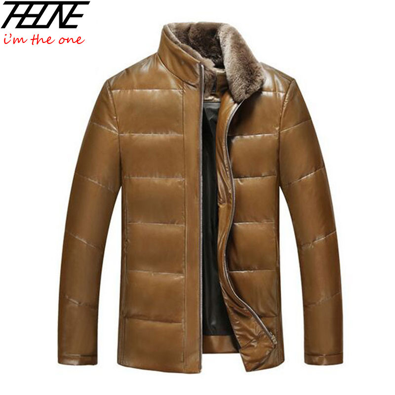    ٿ   & S   ٿ Ʈ ܿ   Į ǰ   Ʈ ĵ/Men&s Leather Jacket Down Coat Winter Jackets for Men Sheepskin Goose Down Jacket